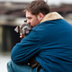 Illustration for article titled You Guys, Tom Hardy Nuzzled a Puppy Today
